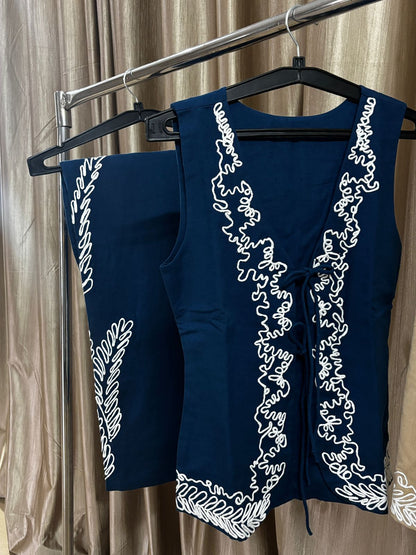 Artisanal Cotton Co-ord with Hand Embroidery